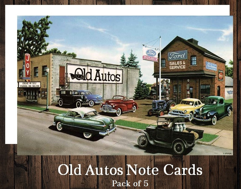 Old Autos Note Cards